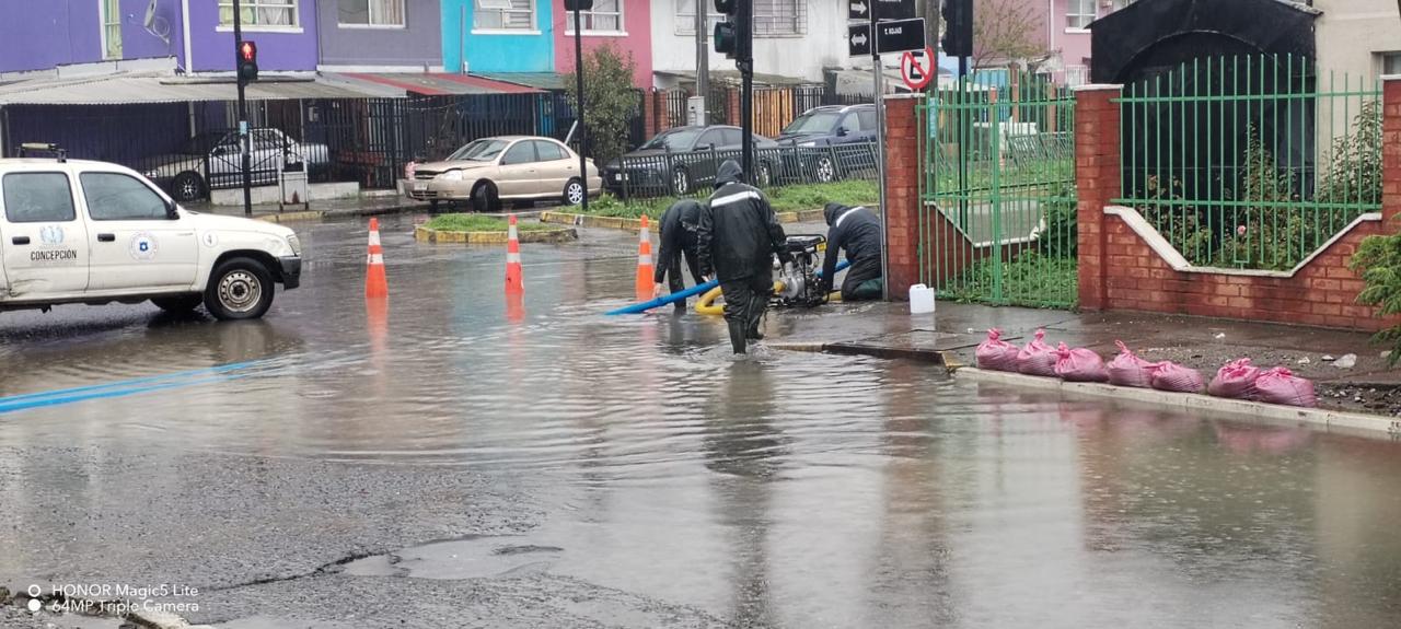 Municipio penquista activa decreto de emergencia por sistema frontal