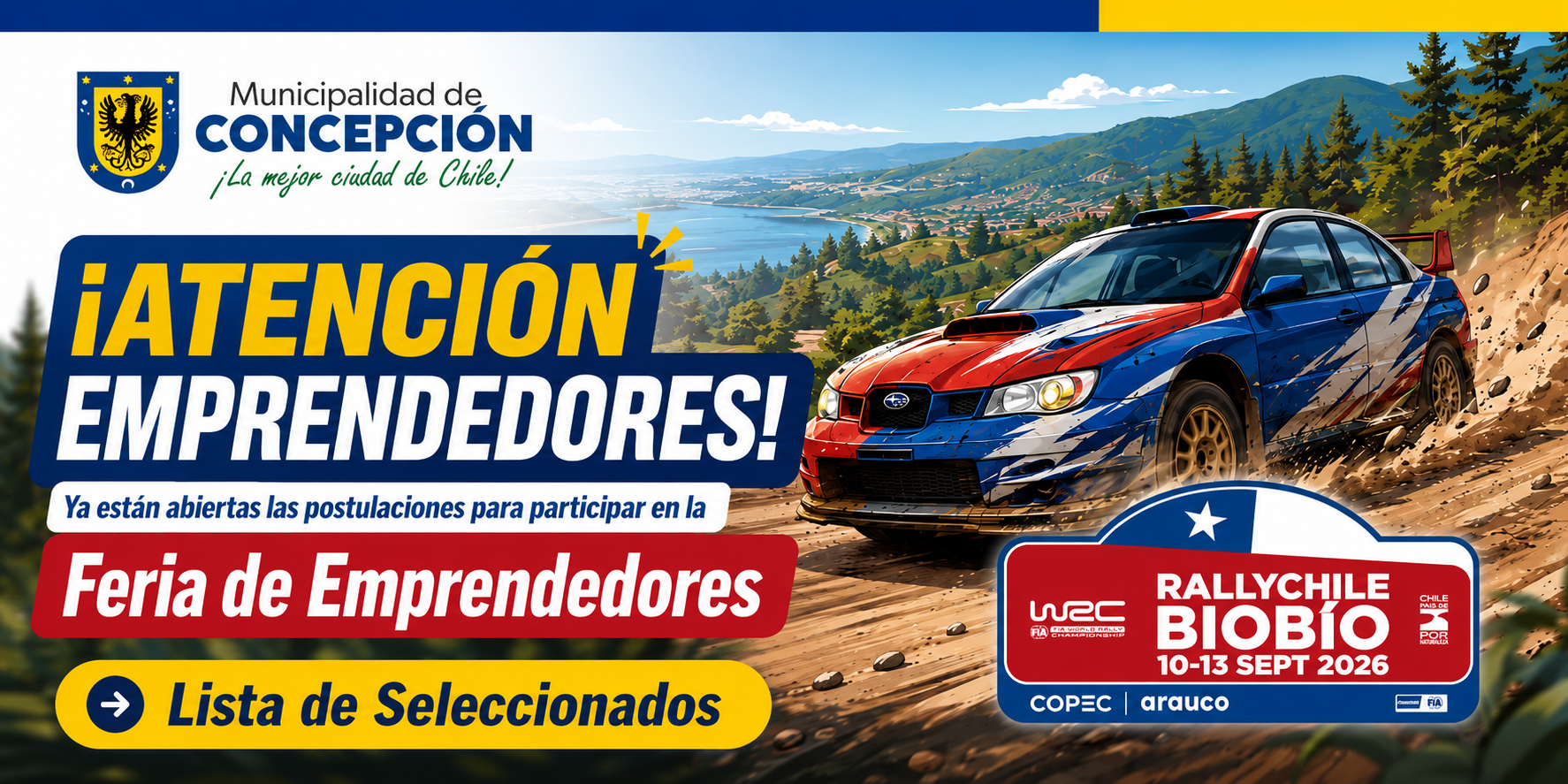 Seleccionados emprendedores Rally